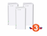 Tenda Nova MX21 Pro (3-pack) WiFi6E AXE5700 Mesh Gigabit system, 9x GLAN/GWAN, WPA3, VPN, CZ app