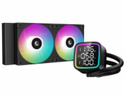 DEEPCOOL vodní chladič LD240 / 2x120 mm PWM ARGB fan / display / černý