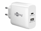 Goobay Duální rychlonabíječka USB-C, PD, GaN, 65 Wattů (b...