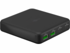 goobay USB-C víceportová stolní nabíječka, PD, GaN, 65 wattů