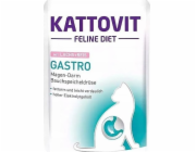KATTOVIT Feline Diet Gastro Losos s rýží - mokré krmivo pro kočky - 85g