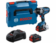 Bosch Powertools Akumulátorový rázový utahovák PRO BITURBO GDS 18V-1600 HC Professional, 18 V (modro-černý, 2x baterie ProCORE18V 8,0 Ah, 3/4", v L-BOXX)