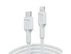 Green Cell PowerStream Bílý kabel Lightning - USB-C 1m MF...