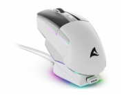 Sharkoon SKILLER SGM50W (bílá, včetně nabíjecí stanice)