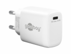 Goobay Rychlonabíječka USB-C PD GaN 25 Wattů (bílá, Power...