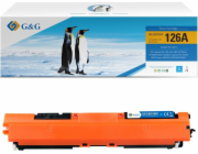 G&G Toner Toner kompatibilní s HP CE311A, NT-CH311FC-A, HP 126A, azurová, 1000 ks