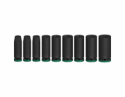 Bosch Powertools Sada rázových nástrčných klíčů PRO 1/2", 9dílná (černá, hluboká)