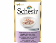 SCHESIR in jelly Tuna and chicken with ham - mokré krmivo pro kočky - 85 g