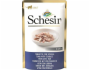 SCHESIR in jelly Tuna with seabass - mokré krmivo pro kočky - 85 g