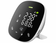 Nedis WIFISA20CBK - Monitor kvality ovzduší | SmartLife Wi-Fi | Oxid uhličitý (CO2) / Teplota / Vlhkost | Bílá / Černá