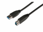 Digitus Připojovací kabel USB 3.0, typ A - B M / M, 1,8 m...