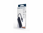 Gembird 4portový USB 3.2 (Gen. 1) HUB černý