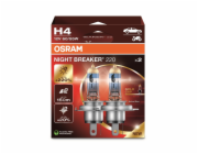 OSRAM NIGHT BREAKER 220 H4 AUTO HALOGENOVÁ ŽÁROVKA 2 kusů