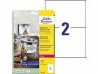 Etikety AVERY Avery Zweckform 210mm x 148mm, A4, matné, b...