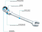 SATA OBOČKOVÝ KLÍČ SATA 10 MM S RAČNOU, ZABĚHNUTÝ GL46401...