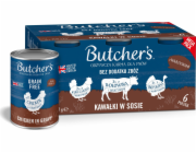 BUTCHER S Original Mega pack mix with vegetables in gravy - mokré krmivo pro psy - 6 x 400g