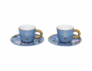 Bialetti 2 Cup Set incl.  saucers BRIDGERTON