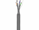 Goobay Síťový kabel Cat.6, S/FTP (PiMF) (šedý, 305 metrů)