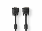 NEDIS kabel VGA (D-SUB)/ zástrčka VGA - zástrčka VGA/ čer...
