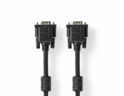 NEDIS kabel VGA (D-SUB)/ zástrčka VGA - zástrčka VGA/ černý/ bulk/ 2m