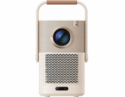 YABER T2 Plus, přenosný projektor 1080P, JBL repro, 450 ANSI lumenů, béžová