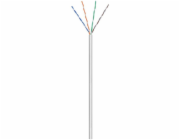 Goobay Síťový kabel Cat.6, U/UTP (šedý, 100 metrů)