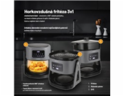 Lauben Glass&Grill Air Fryer 3in1 5500BG - horkovzdušná fritéza