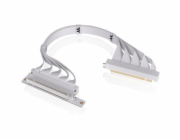 Thermaltake PCI-E 4.0 duální 90° rozšiřující kabel (bílý, 40 cm)
