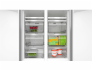 Bosch Serie 4 KMC85LBEA lednice s mrazničkou (vedle sebe) Stojací 547 l E Černá