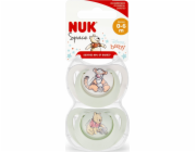 NUK NUK dudlík USP 2EL 0-6M SIL STAR 10730906 1/6