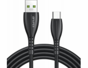 Awei Kabel USB-A - USB-C 1 m černý (CL-115T)