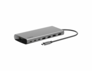 Belkin Connect USB-C 8-in-1 Dual Display Core Hub - Space Gray