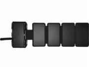 Sandberg Solar 5-Panel Powerbank 27000 mAh, černá