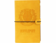 Harry Potter Harry Potter - Hufflepuff kožený cestovní zápisník 12x19,6 cm (žlutý)