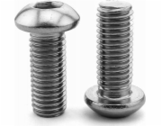 Caymon Šroub CAYMON KS500 M5 x 16 mm DIN7985, fosfátovaný, černý + nylonová podložka, 100 ks.