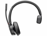 Poly Voyager 4320 MS Teams bezdrátová náhlavní souprava, BT700 USB-A/C adaptér, stereo