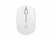 Myš Natec STORK/Kancelářská/Optická/1 600 DPI/Bezdrátová USB/Bílá
