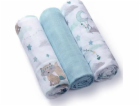 BabyOno 397/12 bambusové plenky 3 ks modré