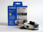 Brother Papírové štítky 17 mm x 87 mm, bílé, 300 ks (DK11...