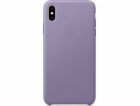 Apple Kožený kryt iPhone XS Max - šeříkový-MVH02ZM/A