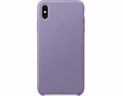 Apple Kožený kryt iPhone XS Max - šeříkový-MVH02ZM/A
