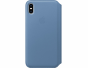 Apple Kožený kryt Folio pro iPhone XS Max – chrpově modrý