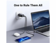 Ugreen nabíječka UGREEN Nexode Air 65W USB-A nástěnná nabíječka, 2xUSB-C šedá