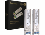 ExtraLink Extralink SFP 1.25G 2 kusy | SFP modul | 1.25Gbps, LC/UPC, 1310nm, 20km, singlemódový, DOM
