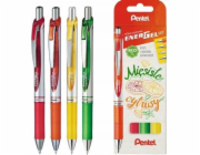 Pentel PENTEL BL77 kuličkové pero 4 ks, citrusové