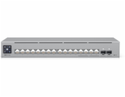 Switch Ubiquiti Ubiquiti Switch UniFi 12xRJ45 GBit/4xRJ45 2,5G/2xSFP+ Managed Max volitelně 19 montovatelných do racku, 1,3 dotyková obrazovka