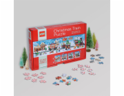 Chronicle Books Puzzle LEGO® Vánoční puzzle vlak 4x100 dílků