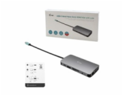 i-tec USB-C Metal Nano Dock HDMI/VGA with LAN, Power Delivery 100 W + zdroj 100W