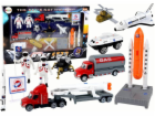 TRITON Sada figurek rakety LeanToys Space Truck, 15 dílků