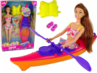 TRITON Sada příslušenství pro panenku LeanToys Pink Kayak